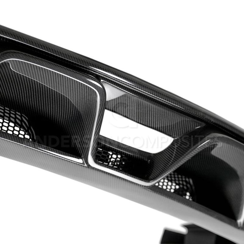 Anderson Composites 15-16 Ford Mustang R-Style Carbon Fiber Rear Valance (for Quad Tip Exhaust) AC-RL15FDMU-GR AC-RL15FDMU-GR User 3