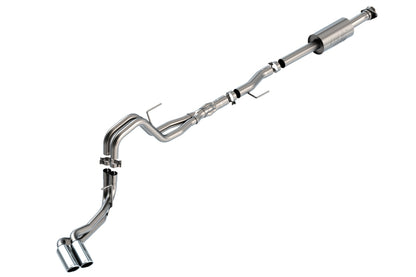Borla F-150 2021 5.0L 4dr CC SB EC STB Lariat/KR/Platinum/LTD 3/2.25 DSE Cat-Back ATAK CHR Tips 140875 140875 Photo - Primary