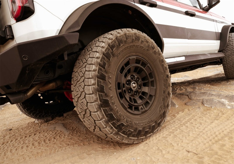 Ford Racing 21-24 Bronco 17in x 8.5in Matte Black Wheel Kit M-1007K-P1785MB M-1007K-P1785MB Photo - Mounted