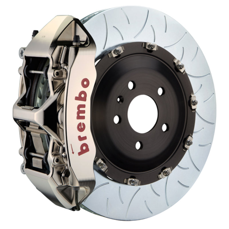 Brembo 20+ Model Y Front GTR BBK 6 Piston Billet380x34 2pc Rotor Slotted Type-3- Nickel Plated 1N3.9078AR 1N3.9078AR Photo - Primary