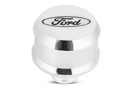 Ford Valve Cover Breather w/ Slant Edge Alm Chrome FRD302-439 302-439 Photo - Unmounted