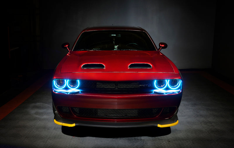 ORACLE Lighting Oracle 15-21 Dodge Challenger Dynamic Surface Mount Headlight Halo Kit - ColorSHIFT - Dynamic 3990-332 3990-332 User 2
