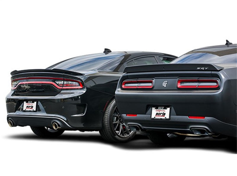 Borla 15-16 Dodge Challenger Hellcat 6.2L V8 ATAK w/ Valve Simulator CB Exhaust Factory Valance 140648 140648 Photo - Close Up