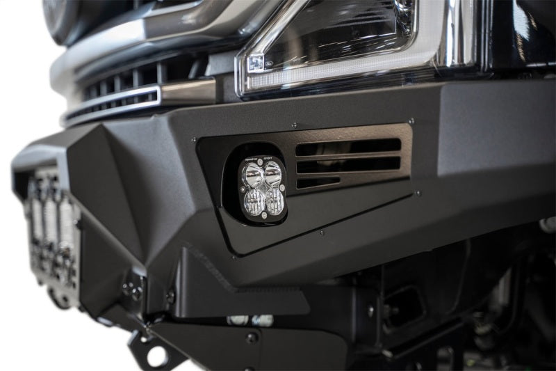 Addictive Desert Designs 17-20 Ford Super Duty Bomber Front Bumper w/ Mounts For 3 Baja Designs LP6s F160014100103 F160014100103 Photo - Mounted