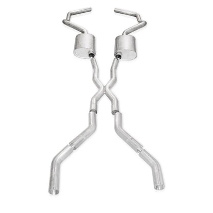 Stainless Works Chevy Camaro 1967-69 Exhaust 3in Stainless with X-Pipe CA67693CS CA67693CS Photo - Primary