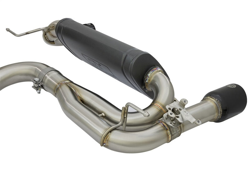 aFe Cat-Back Exhaust System w/Black Tips MACH Force-Xp 304 Stainless Steel 49-36340-B Photo - Unmounted