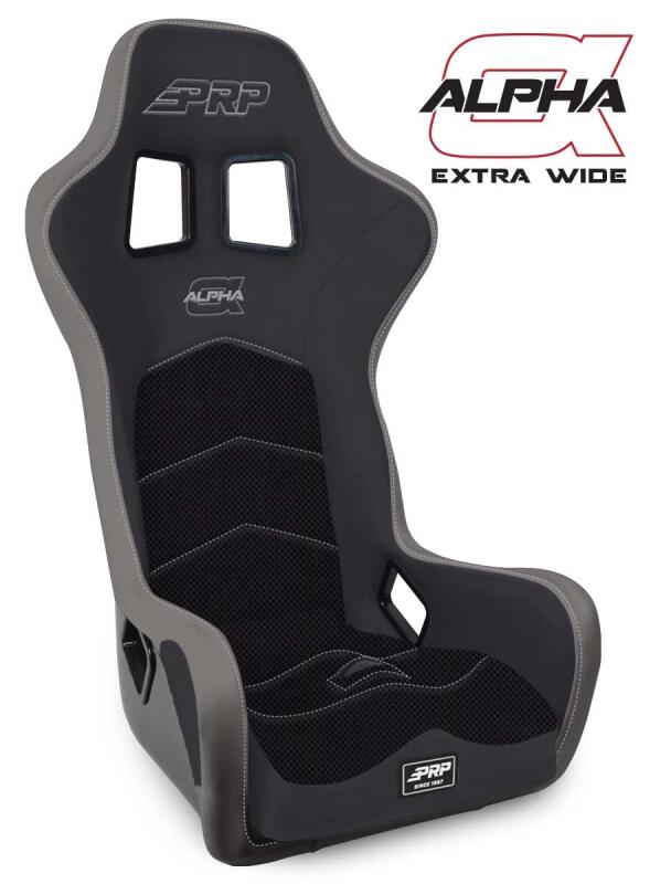 PRP Seats PRP Alpha Composite Seat/Extra Wide- Black/Grey A3902-203 A3902-203 Photo - Primary