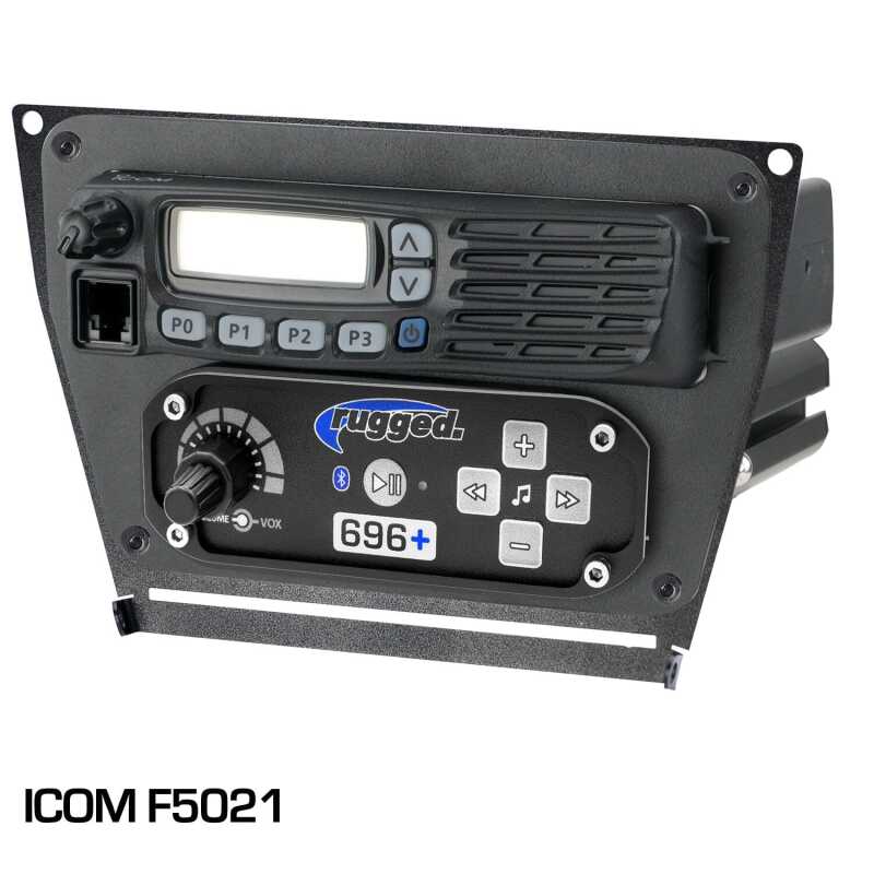 Rugged Radios Polaris RZR PRO XP RZR Turbo R and RZR PRO R Dash Mount Radio and Intercom Icom F5021 MT-PRO-MM-ICOM MT-PRO-MM-ICOM Photo - Primary