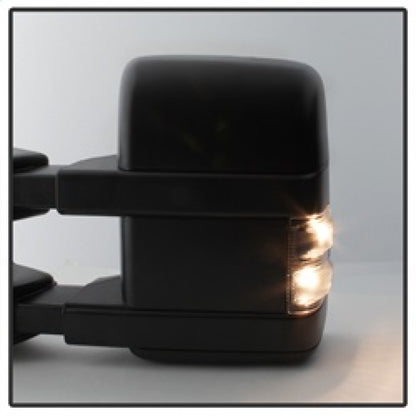 SPYDER xTune Ford SuperDuty 08-15 Extendable Heated Mirrors w/ LED Signal Smoke MIR-FDSD08S-PW-SM-SET 9935831 9935831 Photo - Unmounted