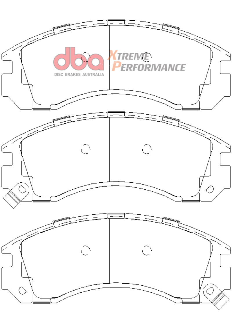DBA 00-04 Mitsubishi Montero Sport XP650 Front Brake Pads DB1223XP DB1223XP Photo - out of package