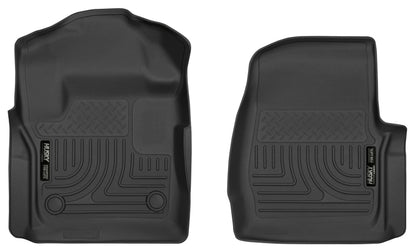 Husky Liners 2017 Ford F250/F350 Series Standard Cab X-Act Contour Black Floor Liners 52721 52721 Photo - Primary
