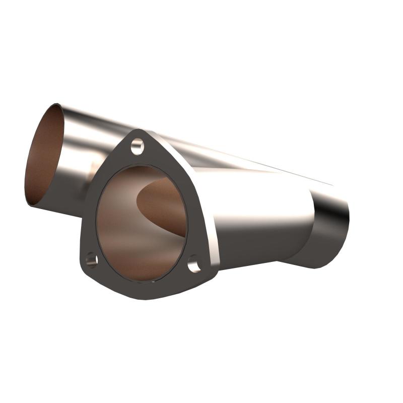 QTP 3in Weld-On QTEC Exhaust Cutout Y-Pipe 10300 10300 Photo - Primary