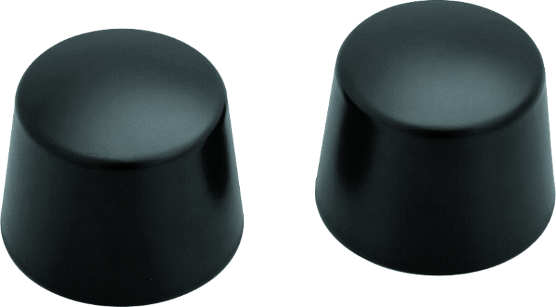 Kuryakyn Front Axle Nut Caps Blk 1229 1229 Photo - Primary