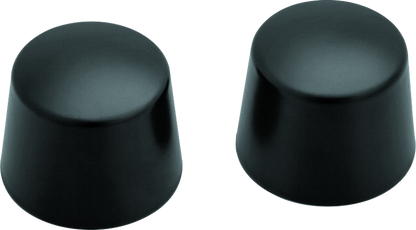 Kuryakyn Front Axle Nut Caps Blk 1229 1229 Photo - Primary