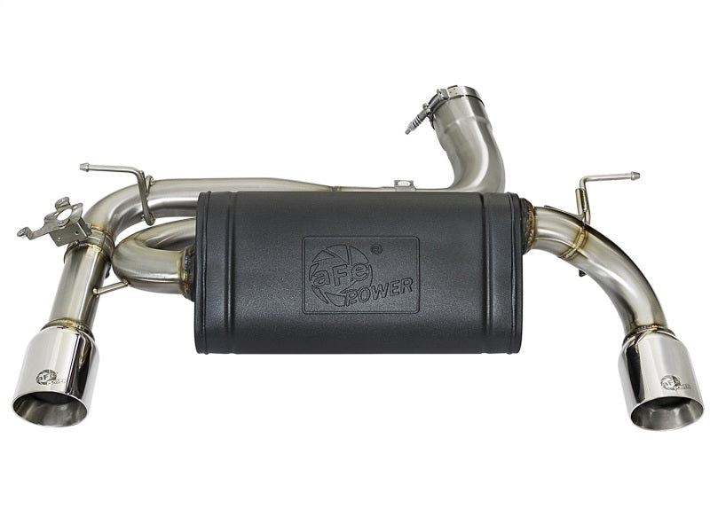 aFe MACHForce XP Exhausts Axle-Back 12-15 BMW 335i 3.0T (SS w/Polished Tips) 49-36336-P 49-36336-P Photo - Unmounted