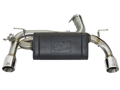 aFe MACHForce XP Exhausts Axle-Back 12-15 BMW 335i 3.0T (SS w/Polished Tips) 49-36336-P 49-36336-P Photo - Unmounted