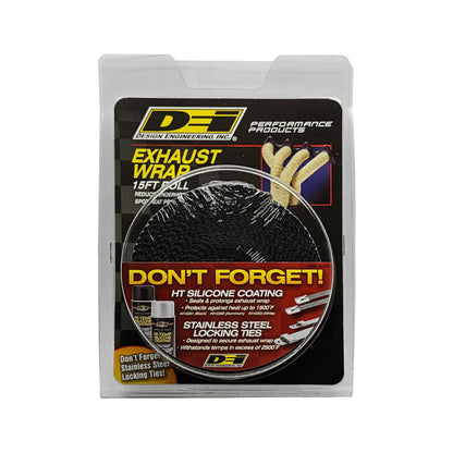 DEI Exhaust Wrap 2in x 15ft - Black 10121 10121 Photo - Unmounted