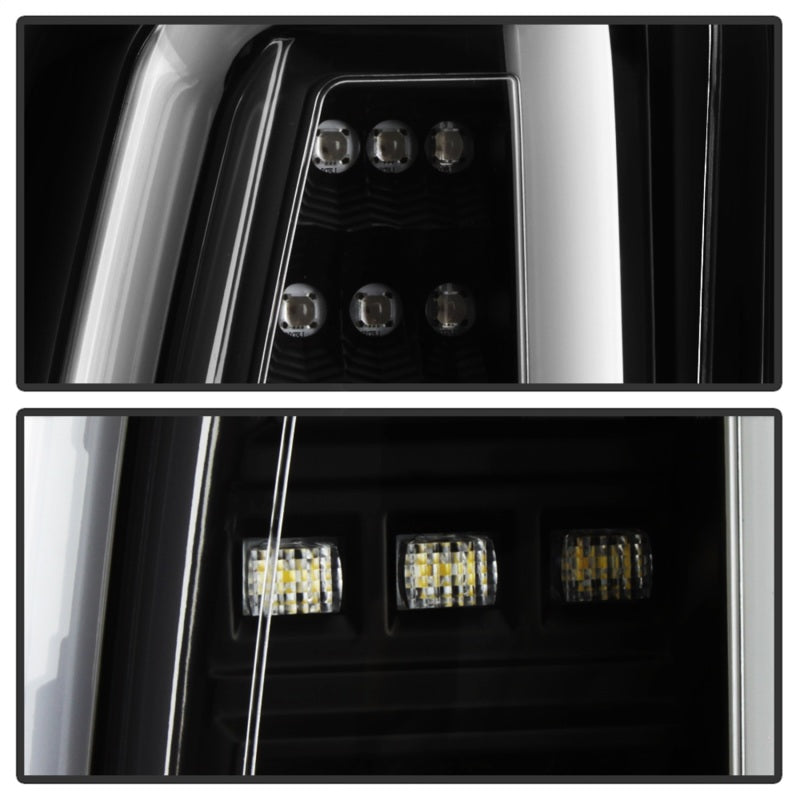 Spyder Chevy Tahoe / Suburban 15-17 Light Bar LED Tail Lights - Black (ALT-YD-CTA15-LED-BK) 5084583 5084583 Photo - Unmounted