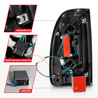 ANZO 00-06 Toyota Tundra LED Taillights w/ Light Bar Black Housing Smoke Lens 311412 311412 User 4