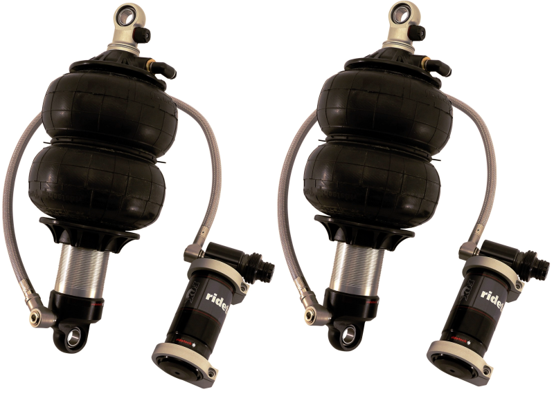 Ridetech TQ Series ShockWaves 4.1in Travel 6.5in dia Double Convoluted .625in/.625in Bearing 24340101 24340101 Photo - Primary