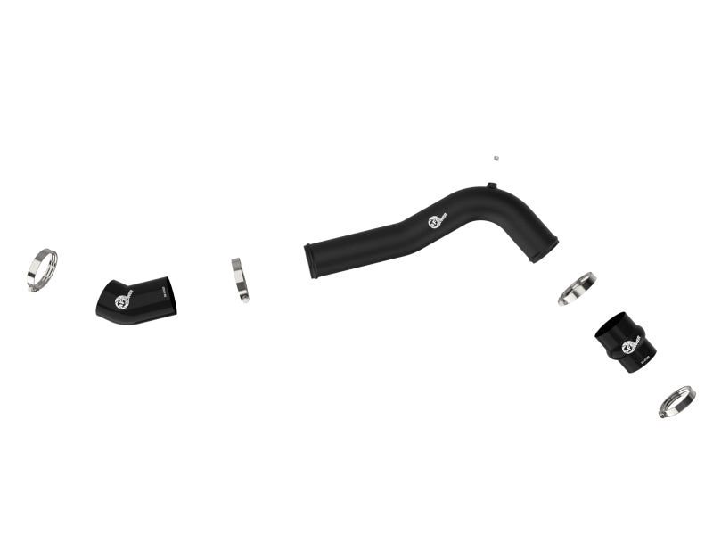aFe 20-23 Ford Explorer ST V6 3.0L (tt) BladeRunner 2-3/4in Aluminum Cold Charge Pipe - Black 46-20659-B 46-20659-B Photo - Unmounted