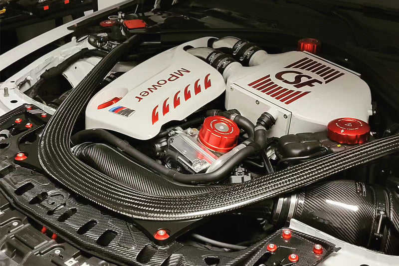 CSF F8X m3/m4 - BMW Top Mount Charge-Air-Cooler 8082R Photo - Mounted