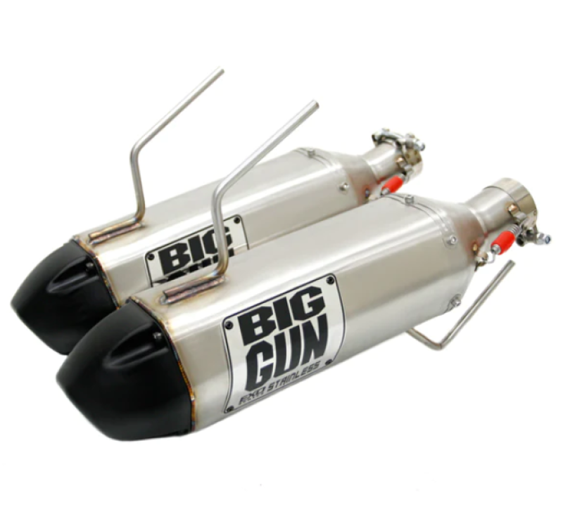 Big Gun 13-18 CAN AM MAVERICK 1000/XMR/MAX EXO Stainless Dual Slip On Exhaust 14-6942