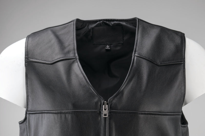 Kuryakyn Leather By River Road Plains Leather Vest Black - Small 094405 094405 User 3
