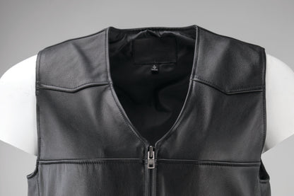 Kuryakyn Leather By River Road Plains Leather Vest Black - Small 094405 094405 User 3