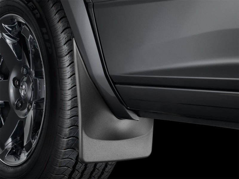 WeatherTech 07-13 GMC Sierra No Drill Mudflaps - Black 110011 Photo - Primary