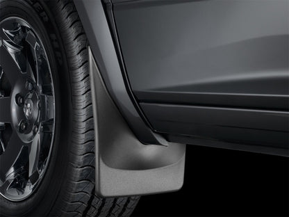 WeatherTech Front No Drill Mudflaps 07-13 Chevrolet Silverado - Black 110010 Photo - Mounted