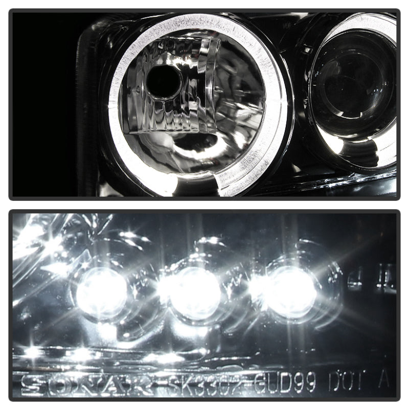 Spyder GMC Sierra 1500/2500/3500 99-06 Projector Headlights LED Halo LED Smoke PRO-YD-CDE00-HL-SMC 5009371 5009371 User 1