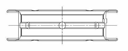ACL Race Series Main Bearings Subaru 4 EJ20/EJ22/EJ25 Size: 0.25 5M8309H-.25 Technical Drawing