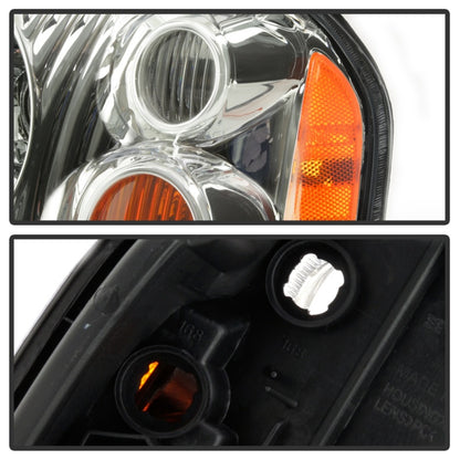 SPYDER xTune 01-04 Nissan Frontier OEM Headlights - Chrome (HD-JH-NF01-AM-C) 9042775 9042775 Photo - Unmounted