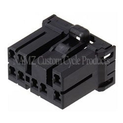 NAMZ AMP Multilock 8-Position Female Wire Plug Housing (HD 73158-96BK) NA-173850-2 NA-173850-2 Photo - Primary