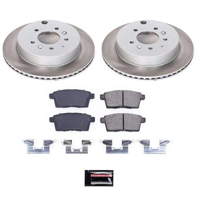 PowerStop Power Stop 07-12 Mazda CX-7 Rear Semi-Coated Rotor Kit SC5876 SC5876 Photo - Primary