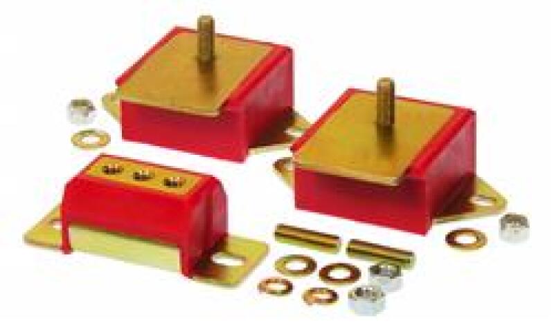 Prothane Jeep Motor & Trans Mount Kit - Red 1-1904 1-1904 User 1