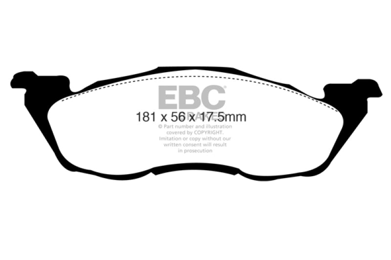 EBC Disc Brake Pad Set UD593 Photo - Primary