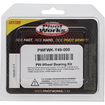 Pivot Works 04-08 Yamaha YFM50 Raptor PW Front Wheel Bearing Kit PWFWK-Y49-000 PWFWK-Y49-000 Photo - Primary