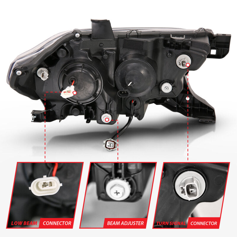 Anzo Toyota Tacoma '16-18 Projector Plank Style Switchback H.L Black Amber 111397 User 6