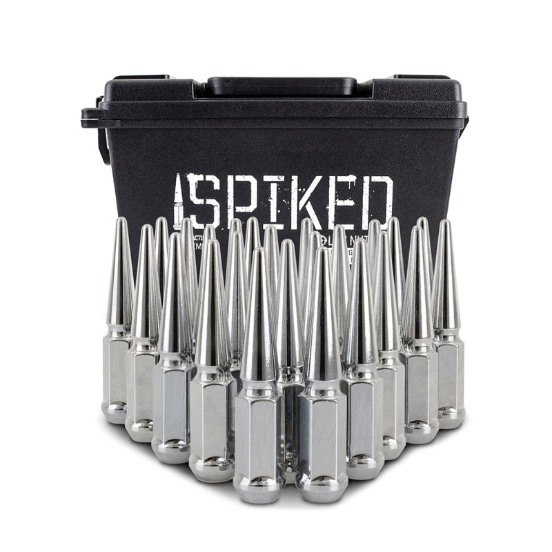 Mishimoto Mishimoto Steel Spiked Lug Nuts M12 x 1.5 24pc Set Chrome MMLG-SP1215-24CH MMLG-SP1215-24CH User 1