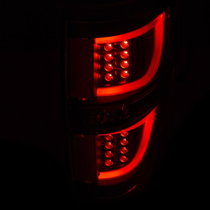 Anzo 2009-2013 Ford F-150 LED Taillights Black 311257 Photo - Mounted