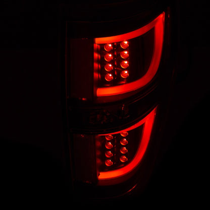 Anzo 2009-2013 Ford F-150 LED Taillights Black 311257 Photo - Mounted