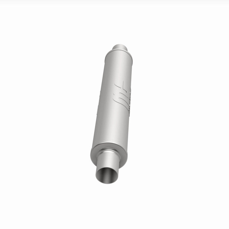 MagnaFlow 4" Round Center/Center Straight Through Performance Muffler 10435 360 Degree Image Set