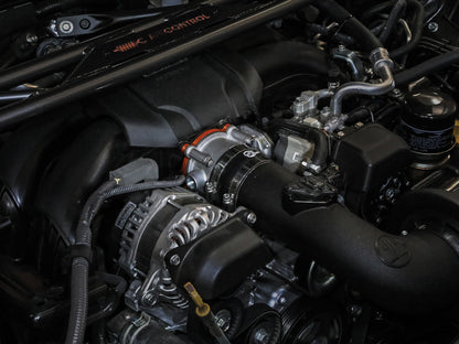 aFe Silver Bullet Throttle Body Spacers TBS 22-23 Toyota GR86 H4-2.4L - Orange 46-38013 46-38013 Photo - Mounted
