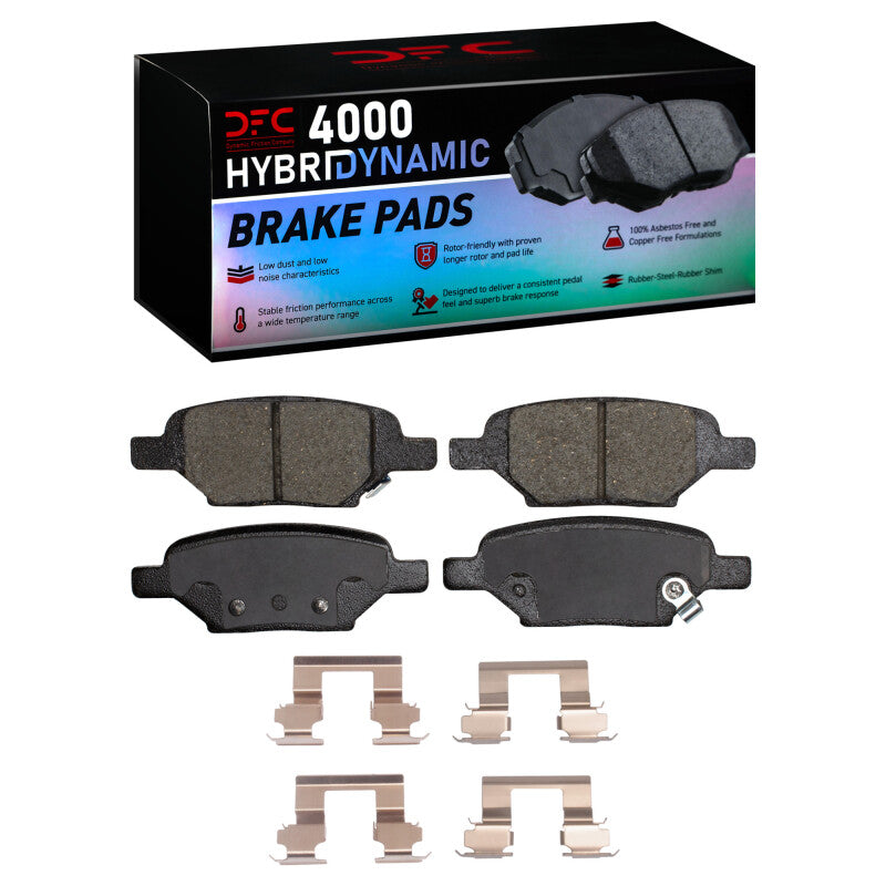 DFC DFC 4000 HybriDynamic Brake Pads Brakes, Rotors & Pads Brake Pads - OE main image