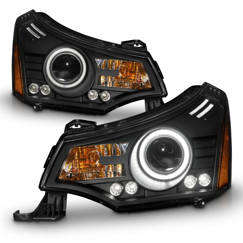 Anzo 2008-2011 Ford Focus Projector Headlights Black 121272 Photo - Unmounted