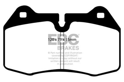 EBC Disc Brake Pad Set DP41644R Photo - Primary