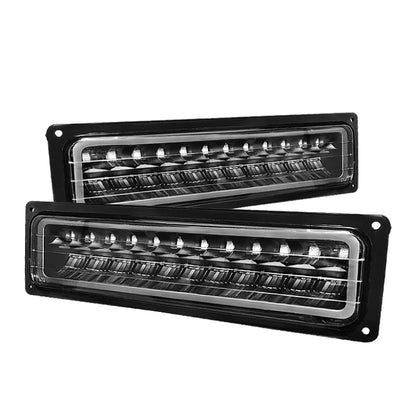 SPYDER Xtune Chevy C10 88-98 LED Bumper Lights Black CPL-CCK94-LED-BK 5022165 5022165 Photo - Primary