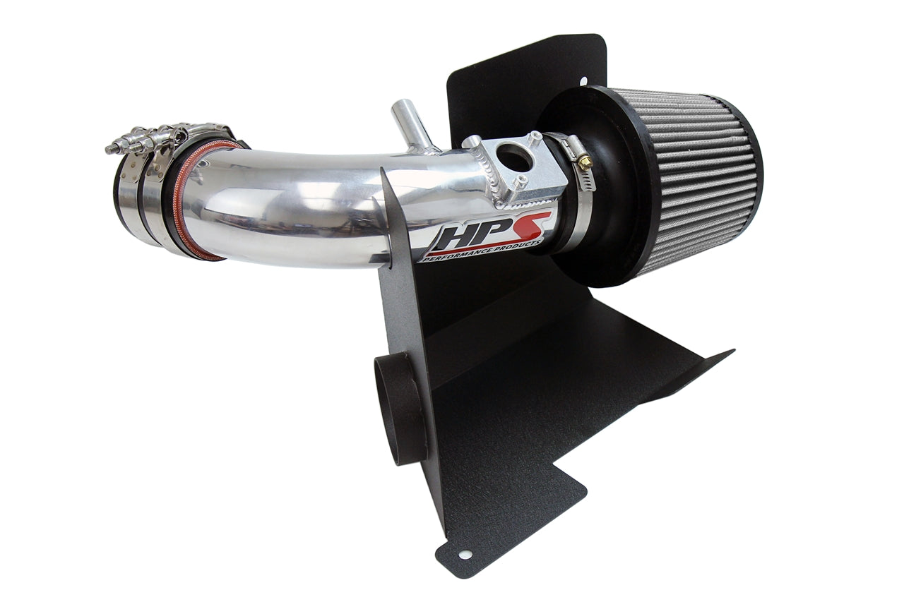 HPS Performance Products HPS Shortram Air Intake Kit 2012-2015 Honda Civic Si 2.4L, Includes Heat Shield, 827-111